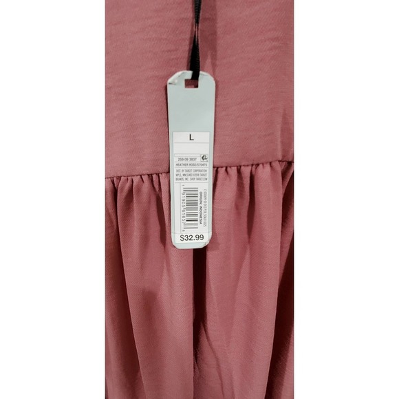 NWT Prologue Long Sleeve Dress - Pink Large - Picture 6 of 7